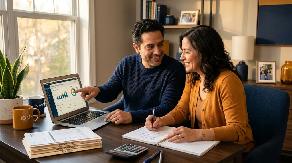 DFW family reviewing tax-advantaged retirement accounts